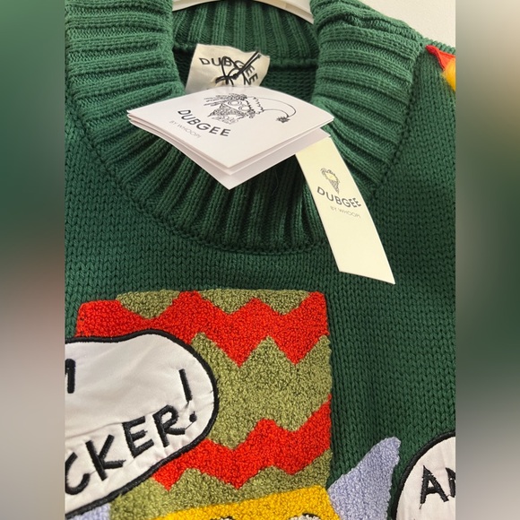 21. Dubgee Whoopi Goldberg Nutcracker Holiday Christmas Sweater NWT - Picture 15 of 16